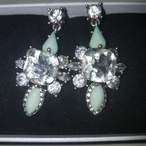 NEW Flashy colorful statement drop earrings